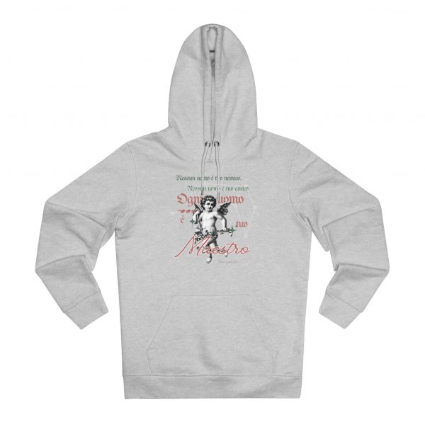 Hoodie Eco "Ogni uomo è tuo Maestro" Florence - immagine 2