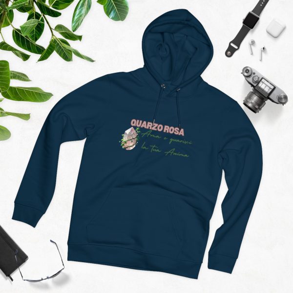 Hoodie Eco Cristallo "Quarzo Rosa" - immagine 23