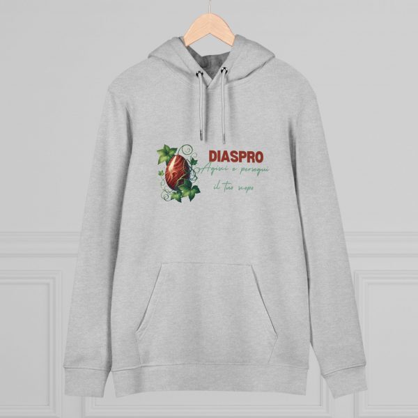 Hoodie Eco Cristallo "Diaspro Rosso" - immagine 18