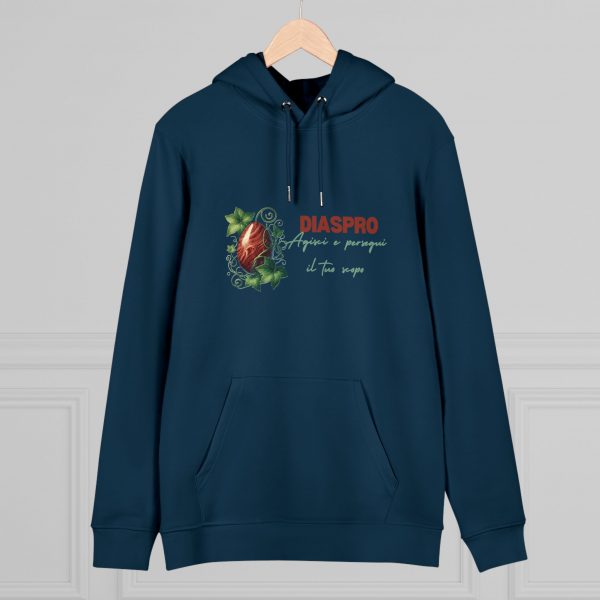 Hoodie Eco Cristallo "Diaspro Rosso" - immagine 24