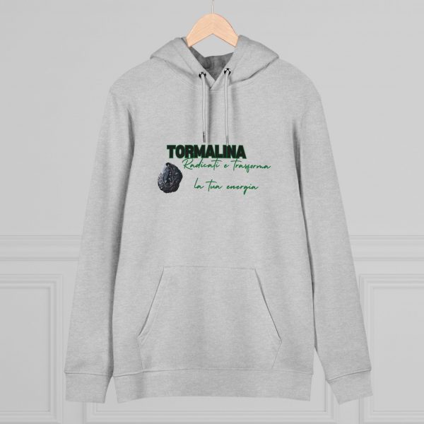 Hoodie Eco Cristallo "Tormalina nera" - immagine 11