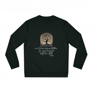 Felpa Eco "Sei il sogno realizzato" Hellinger - Black, S