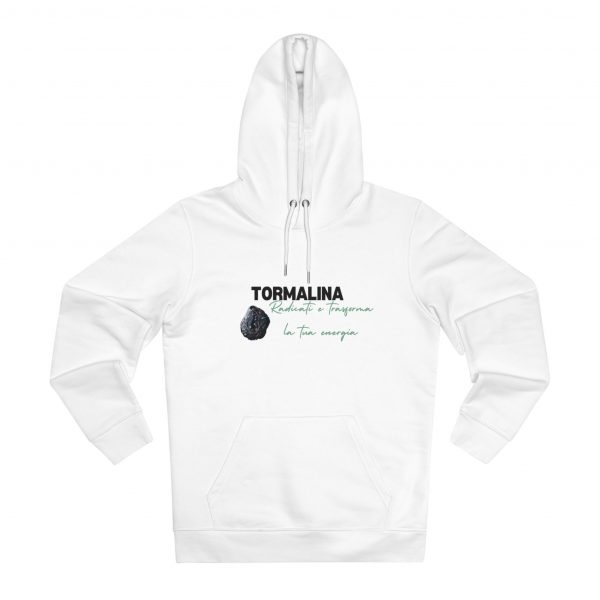 Hoodie Eco Cristallo "Tormalina nera" - immagine 3