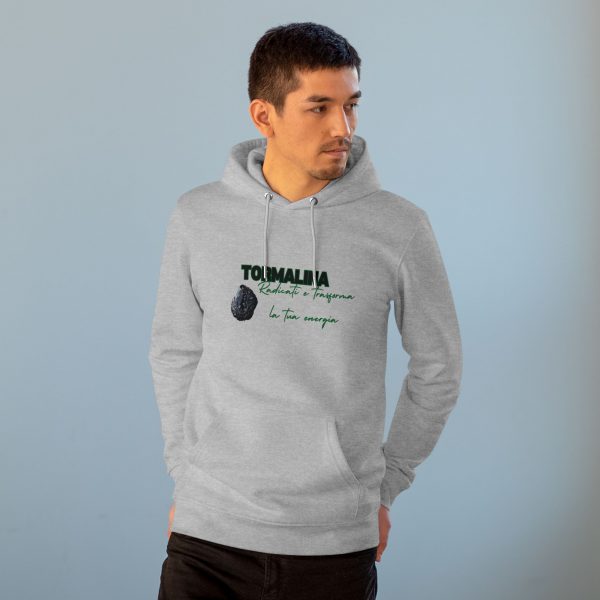 Hoodie Eco Cristallo "Tormalina nera" - immagine 12