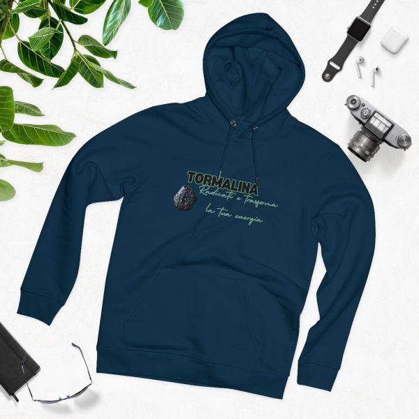 Hoodie Eco Cristallo "Tormalina nera" - immagine 20