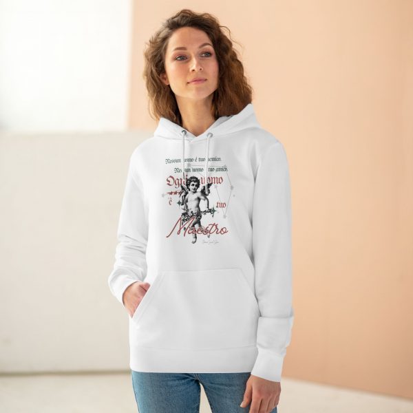 Hoodie Eco "Ogni uomo è tuo Maestro" Florence - immagine 12