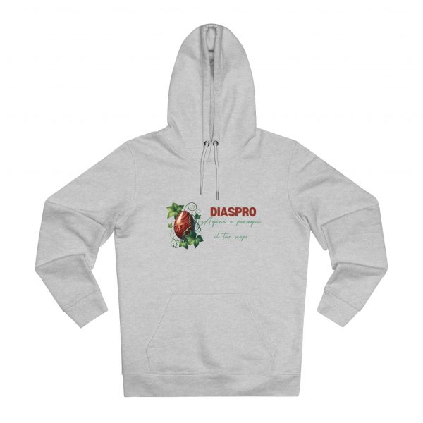 Hoodie Eco Cristallo "Diaspro Rosso" - immagine 15