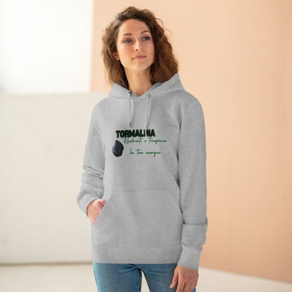 Hoodie Eco Cristallo "Tormalina nera" - immagine 13
