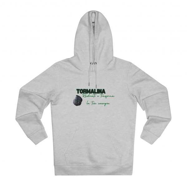 Hoodie Eco Cristallo "Tormalina nera" - immagine 9