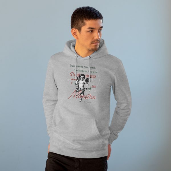 Hoodie Eco "Ogni uomo è tuo Maestro" Florence - immagine 5