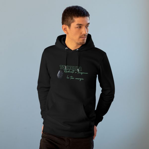 Hoodie Eco Cristallo "Tormalina nera" - immagine 18