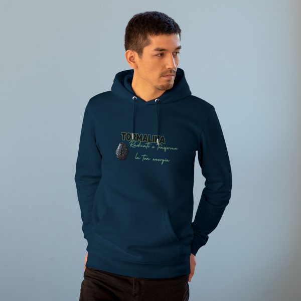 Hoodie Eco Cristallo "Tormalina nera" - immagine 24