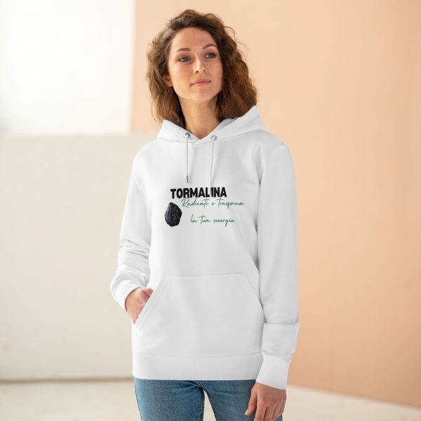 Hoodie Eco Cristallo "Tormalina nera" - immagine 7