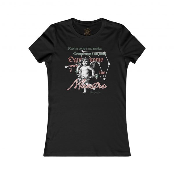 T-shirt donna "Ogni uomo è tuo Maestro" - immagine 2