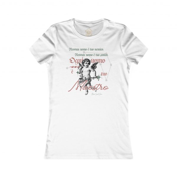 T-shirt donna "Ogni uomo è tuo Maestro" - immagine 4