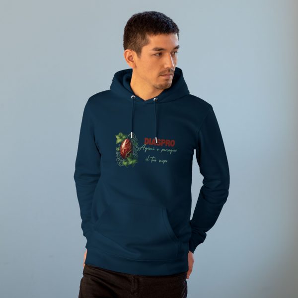 Hoodie Eco Cristallo "Diaspro Rosso" - immagine 20