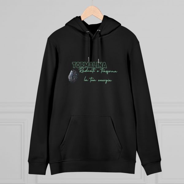Hoodie Eco Cristallo "Tormalina nera" - immagine 17