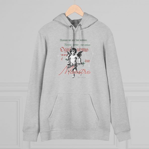 Hoodie Eco "Ogni uomo è tuo Maestro" Florence - immagine 4