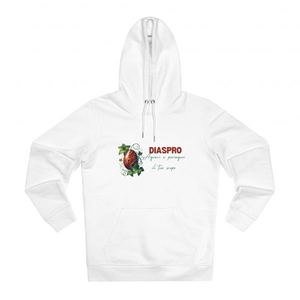 Hoodie Eco Cristallo "Diaspro Rosso" - immagine 9