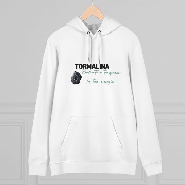 Hoodie Eco Cristallo "Tormalina nera" - immagine 5