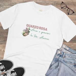 T-shirt Eco Cristallo "Quarzo Rosa"