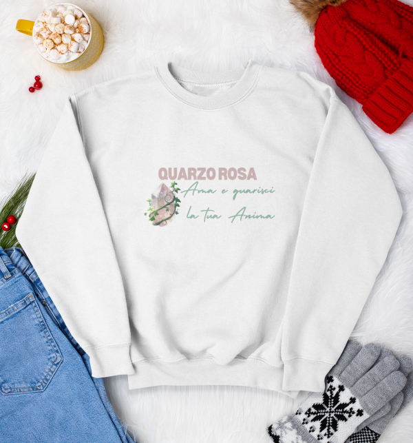 Felpa Eco Cristallo "Quarzo Rosa" - immagine 20