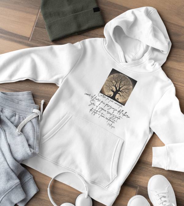 Hoodie Eco "Sei il sogno realizzato" Hellinger