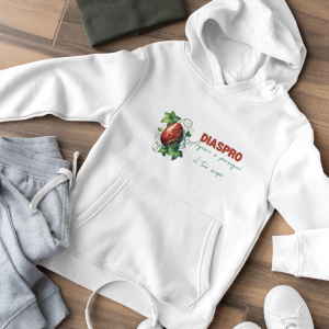 Hoodie Eco Cristallo "Diaspro Rosso"