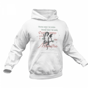 Hoodie Eco "Ogni uomo è tuo Maestro" Florence