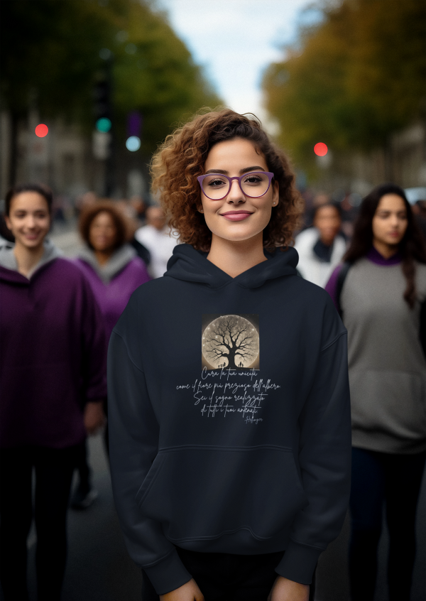 Hoodie Eco "Sei il sogno realizzato" Hellinger - immagine 29
