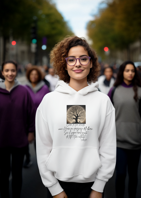 Hoodie Eco "Sei il sogno realizzato" Hellinger - immagine 17