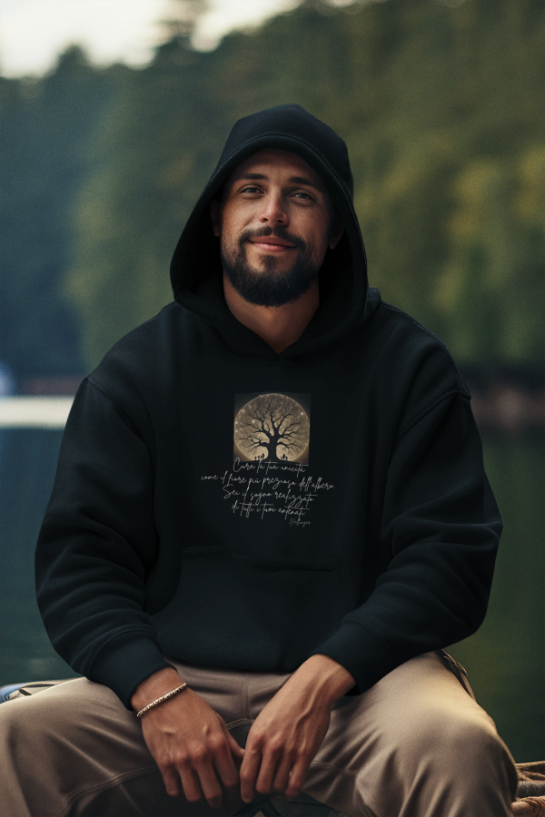 Hoodie Eco "Sei il sogno realizzato" Hellinger - immagine 28