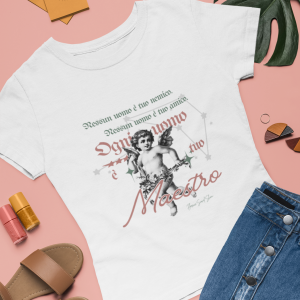 T-shirt donna "Ogni uomo è tuo Maestro"