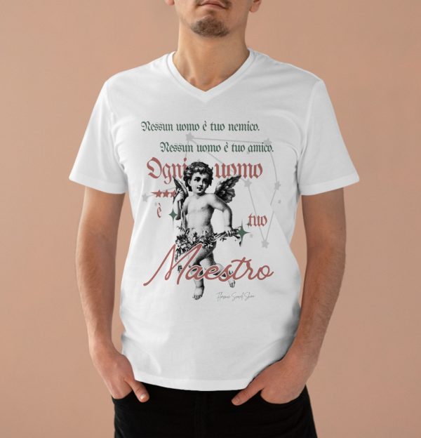 T-shirt uomo "Ogni uomo è tuo Maestro"