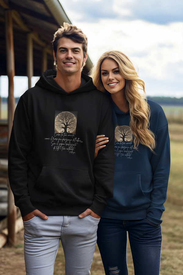 Hoodie Eco "Sei il sogno realizzato" Hellinger - immagine 31