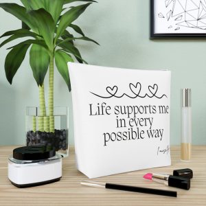 Pochette make-up "La vita mi supporta"