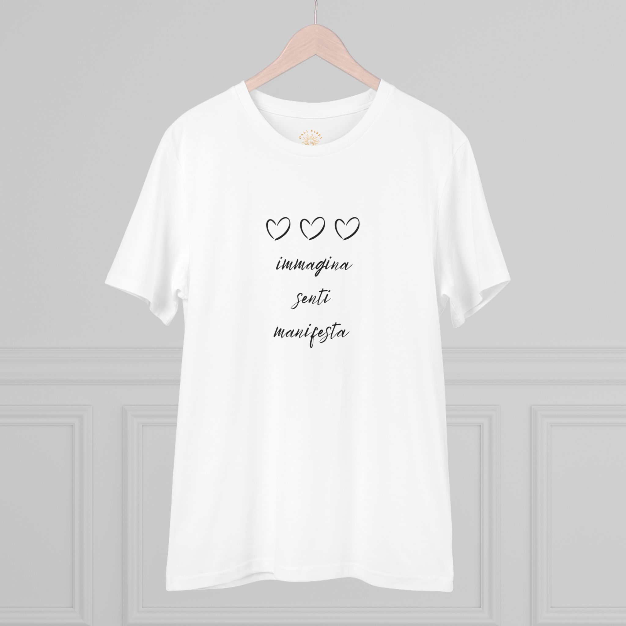 T-shirt Eco "Immagina senti manifesta" - immagine 3