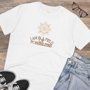 T-shirt Eco "I'm in a field of possibilities"