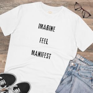 T-shirt Eco "Imagine Feel Manifest"