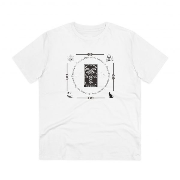 T-shirt Eco Tarocchi Maggiori "Il diavolo" - immagine 2