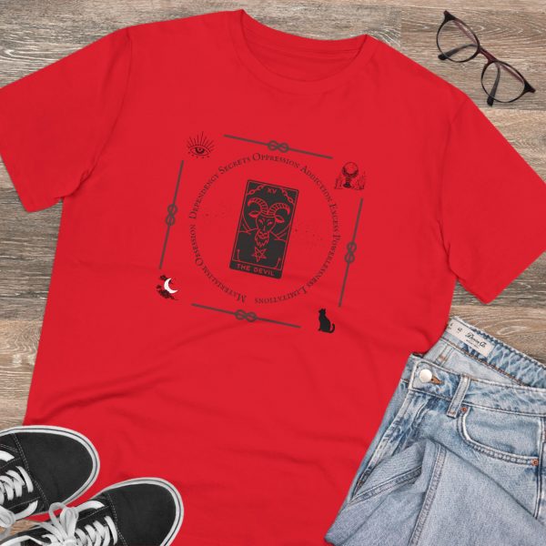 T-shirt Eco Tarocchi Maggiori "Il diavolo" - immagine 37