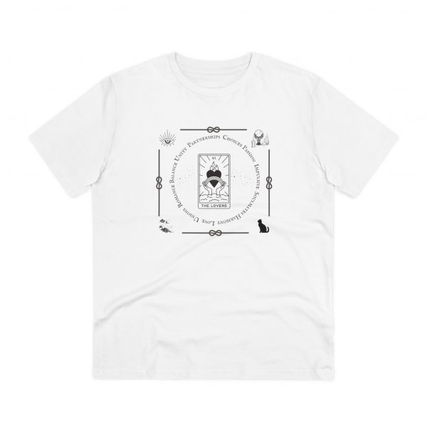 T-shirt Eco Tarocchi Arcani Maggiori "Gli amanti" - immagine 2