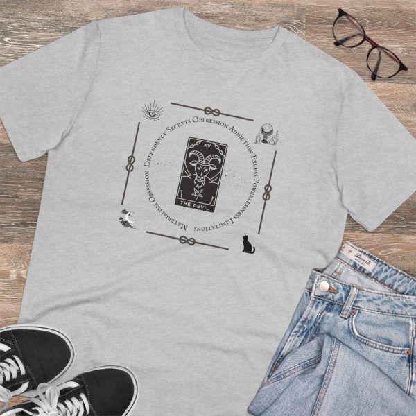 T-shirt Eco Tarocchi Maggiori "Il diavolo" - immagine 9