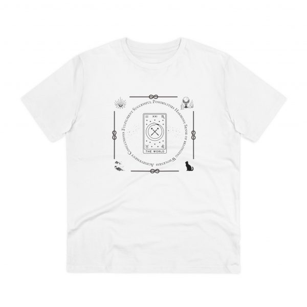 T-shirt Eco Tarocchi Arcani Maggiori "Il Mondo" - immagine 2