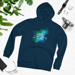 Hoodie Eco “Ascolta il fruscìo" - Transurfing