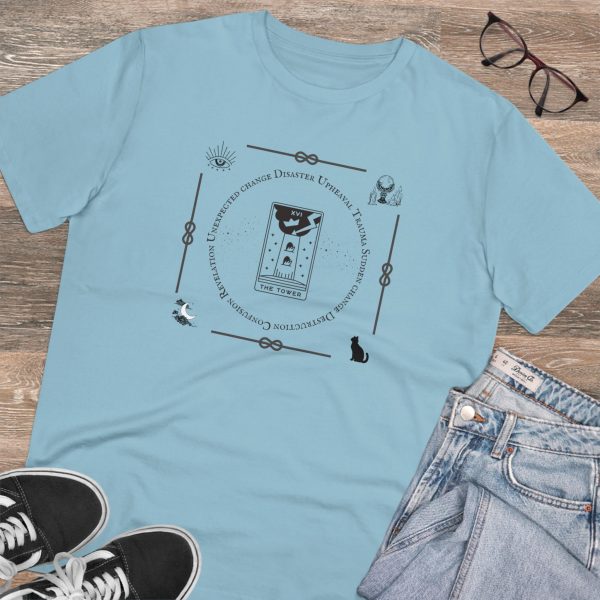 T-shirt Eco Tarocchi Arcani Maggiori "La torre" - immagine 39