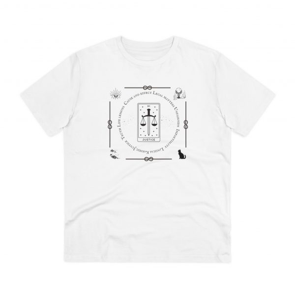 T-shirt Eco Tarocchi Arcani Maggiori "La giustizia" - immagine 2