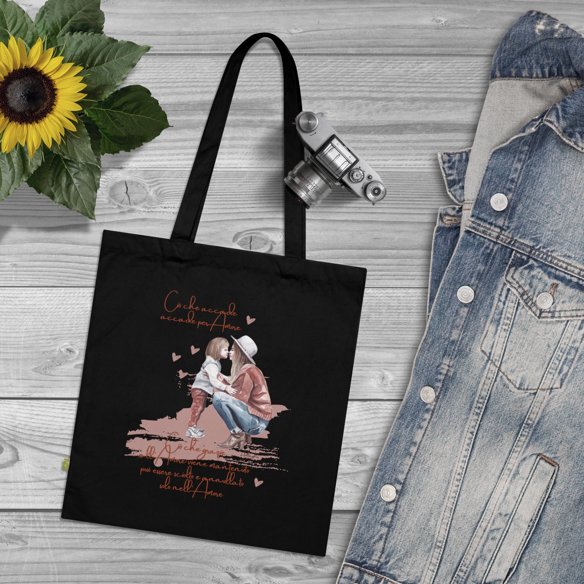 Shopping Bag Eco "Costellazioni Amore" Hellingher - immagine 8