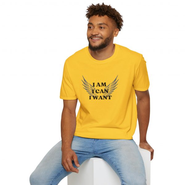 T-shirt Cotone "I am I can I want" - immagine 48
