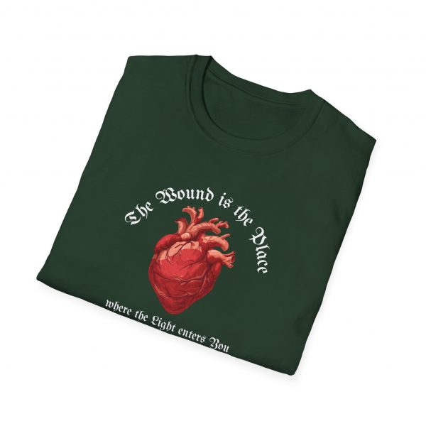 T-shirt Cotone "The wound is the place" Rumi - immagine 28